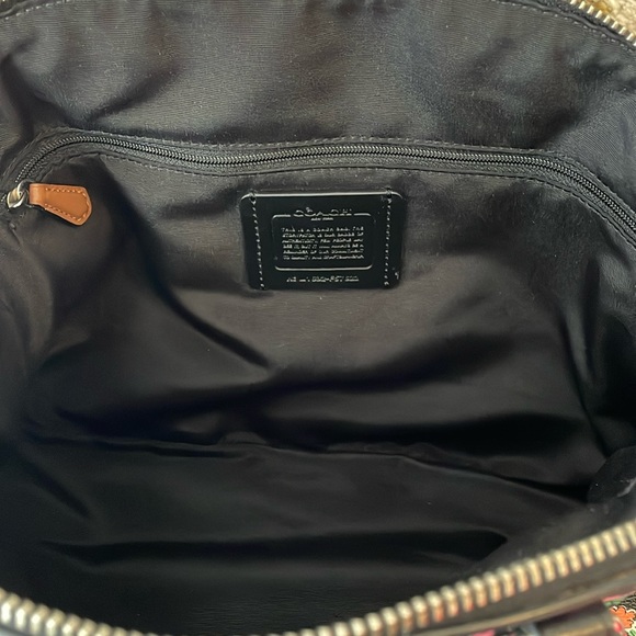 Coach Sierra Posey Cluster Floral Satchel, Wallet & Pink Wide Scallop Edge Strap - Picture 11 of 17